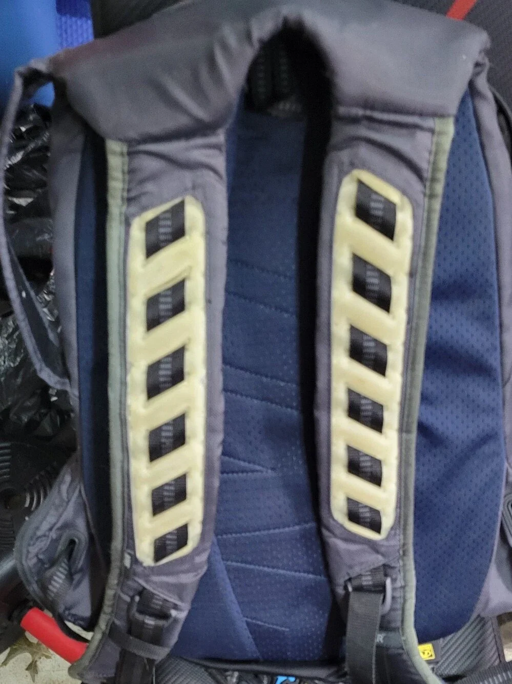 Nike Black and Gray Men’s Backpack with Mesh Pockets